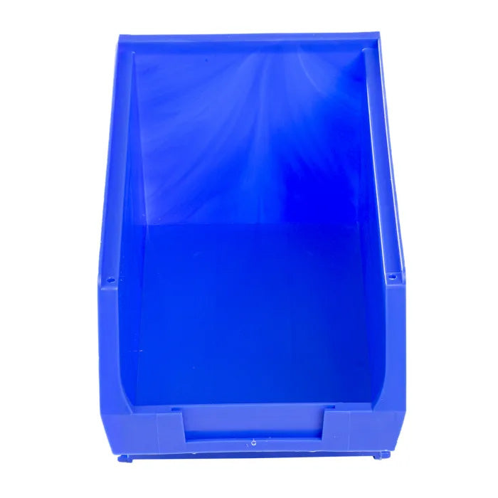 5 Pcs Blue Polypropylene Storage Bin – Size 3 (24 x 15 x 13 cm) | Stackable Industrial Container