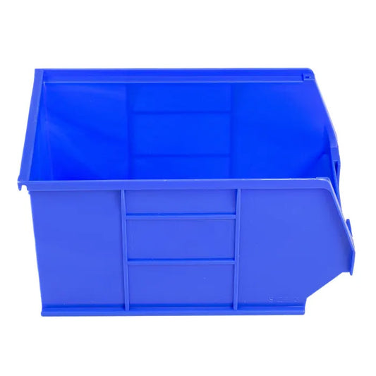 5 Pcs Blue Polypropylene Storage Bin – Size 3 (24 x 15 x 13 cm) | Stackable Industrial Container