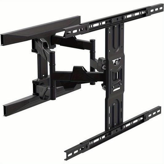 Wall-Mount Dual-Arm TV Bracket – Heavy-Duty for 4" to 75" Screens