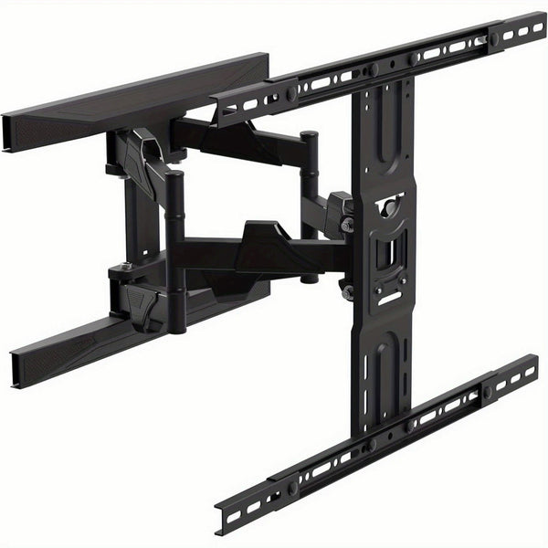 Wall-Mount Dual-Arm TV Bracket – Heavy-Duty for 4" to 75" Screens
